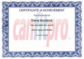 Active Aging Certificate